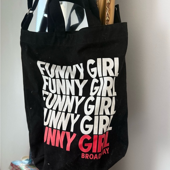 Handbags - Funny Girl Broadway Black Tote Bag
